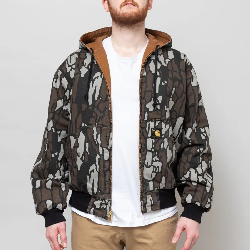 Carhartt WIP OG Active Jacket 50th Anniversary Edition Canvas Brown Camo-2