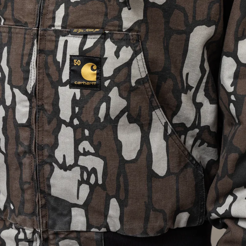 Carhartt WIP OG Active Jacket 50th Anniversary Edition Canvas Brown Camo-11
