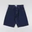 Edwin Worker Shorts Blue Dark Marble Wash