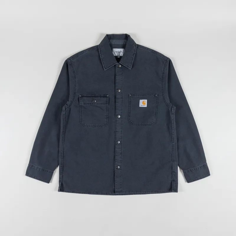 Carhartt WIP Parrish Shirt Jac Obsidian