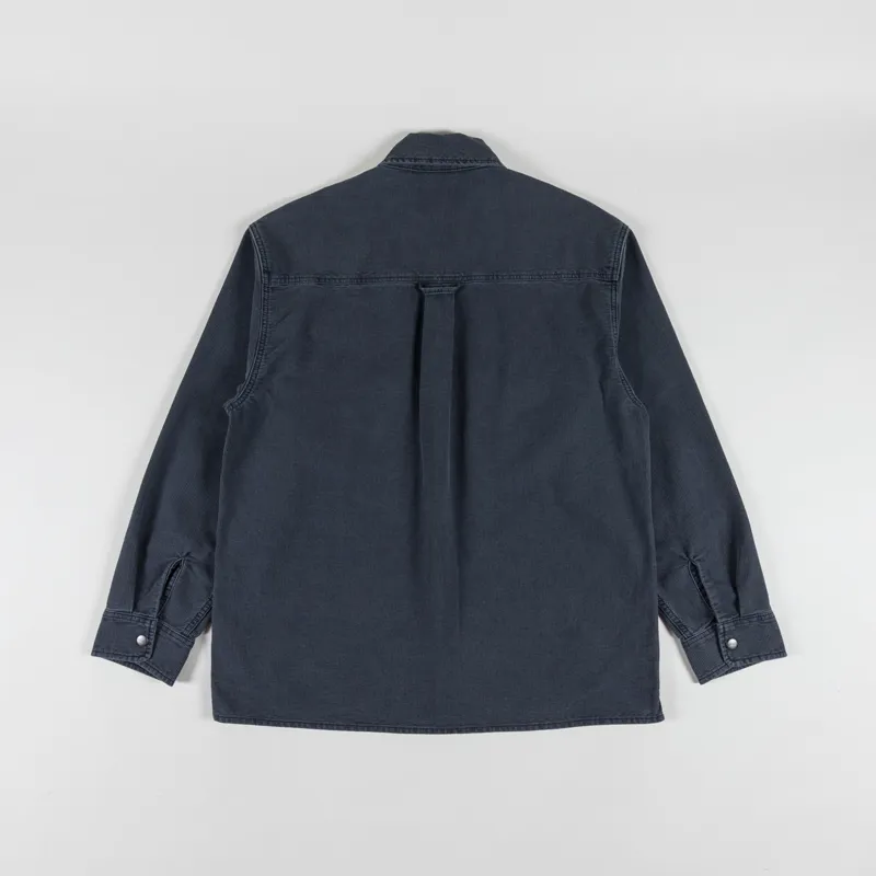 Carhartt WIP Parrish Shirt Jac Obsidian-1
