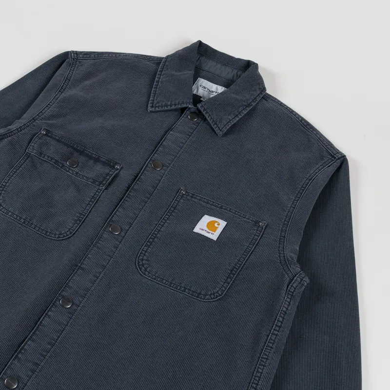 Carhartt WIP Parrish Shirt Jac Obsidian-2