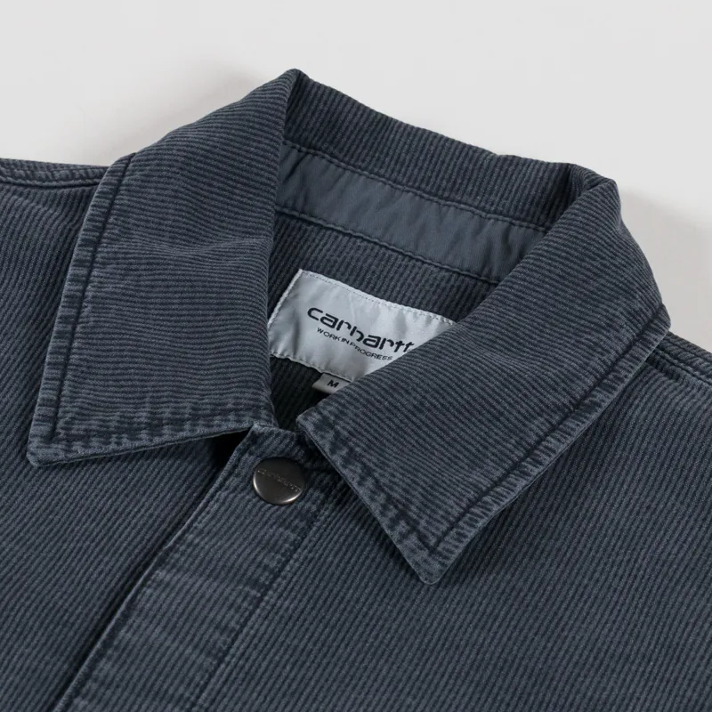 Carhartt WIP Parrish Shirt Jac Obsidian-4