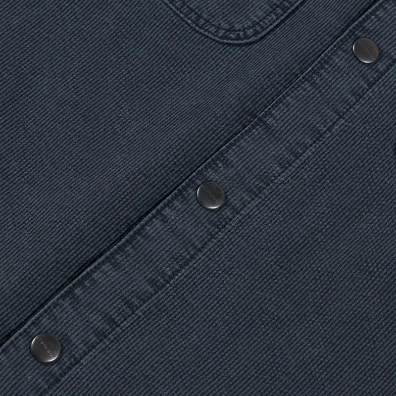 Carhartt WIP Parrish Shirt Jac Obsidian-7