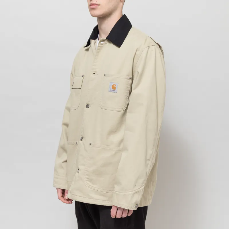 Carhartt WIP OG Chore Coat Barchan Black Rinsed-1