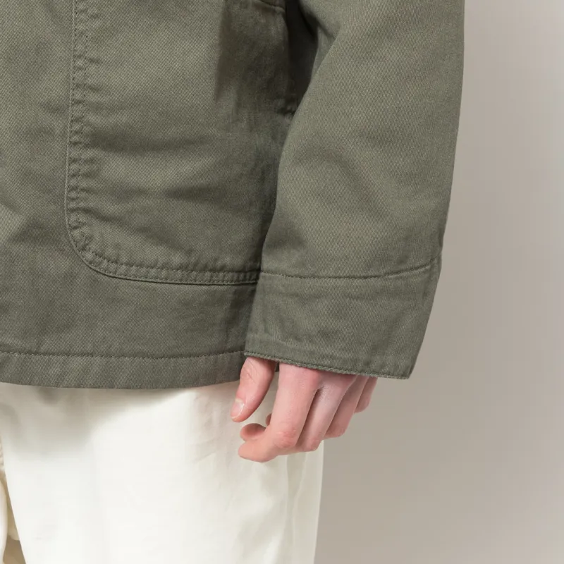 Carhartt WIP OG Chore Coat Leaf Black Rinsed-9