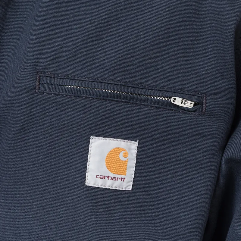 Carhartt WIP OG Detroit Jacket Deep Night Black Rinsed-4