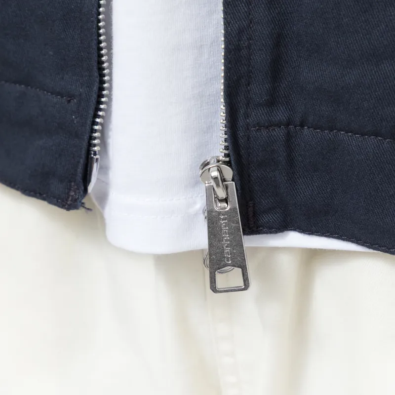 Carhartt WIP OG Detroit Jacket Deep Night Black Rinsed-8