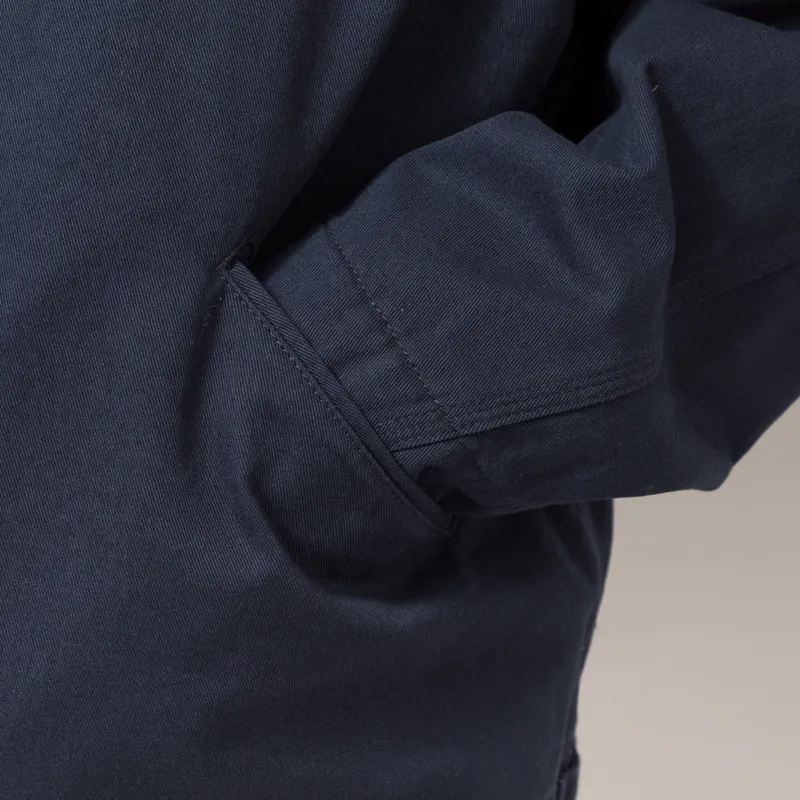 Carhartt WIP OG Detroit Jacket Deep Night Black Rinsed-6