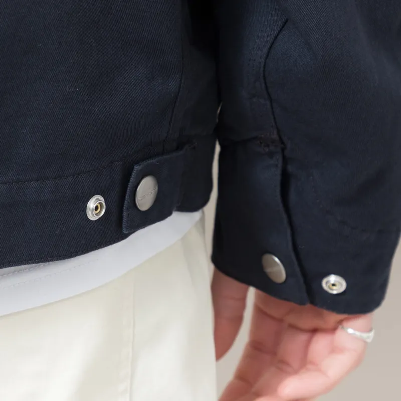 Carhartt WIP OG Detroit Jacket Deep Night Black Rinsed-10