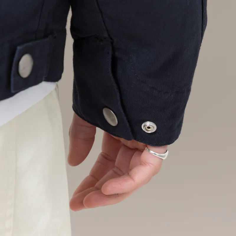 Carhartt WIP OG Detroit Jacket Deep Night Black Rinsed-11