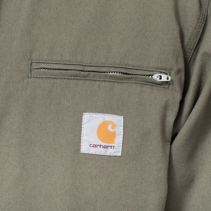 Carhartt WIP OG Detroit Jacket Leaf Black Rinsed-4