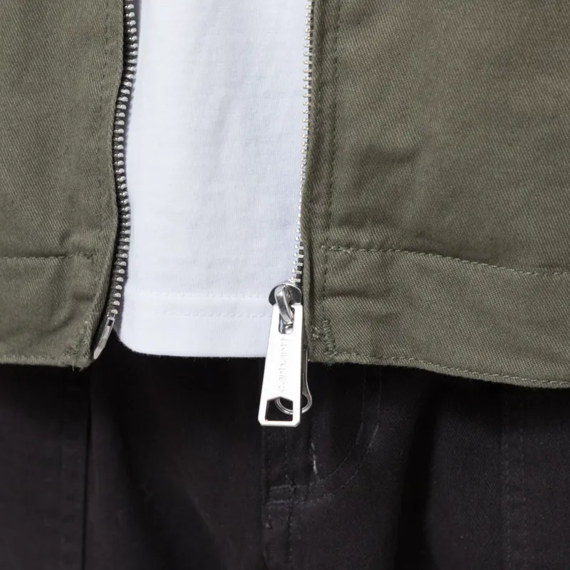 Carhartt WIP OG Detroit Jacket Leaf Black Rinsed-6