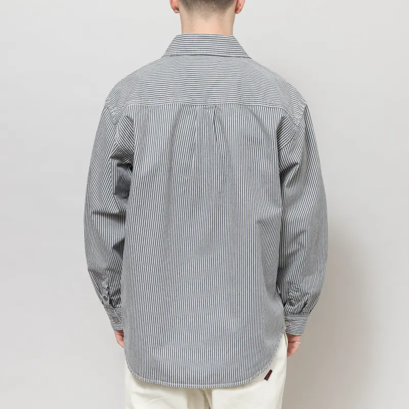 Carhartt WIP Mercer Shirt Jac Graphite Wax Stone Washed-2