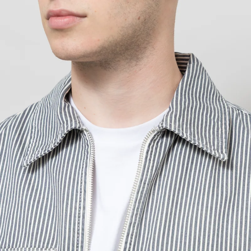 Carhartt WIP Mercer Shirt Jac Graphite Wax Stone Washed-3