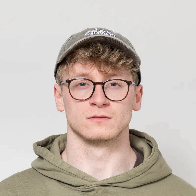 Edwin Soft Washed 6 Panel Cap Brown -1