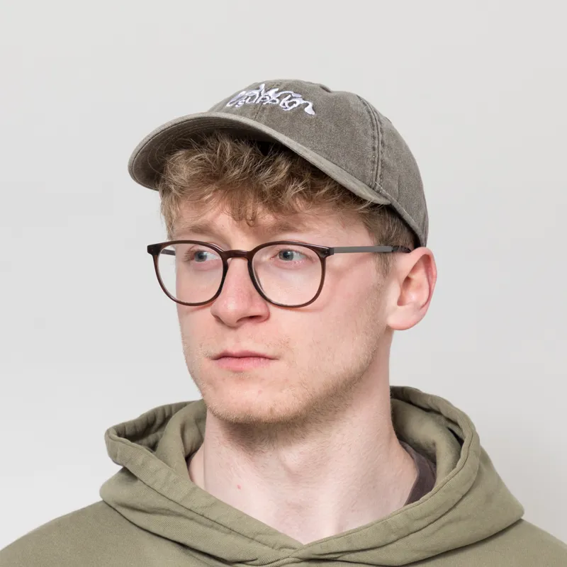 Edwin Soft Washed 6 Panel Cap Brown 