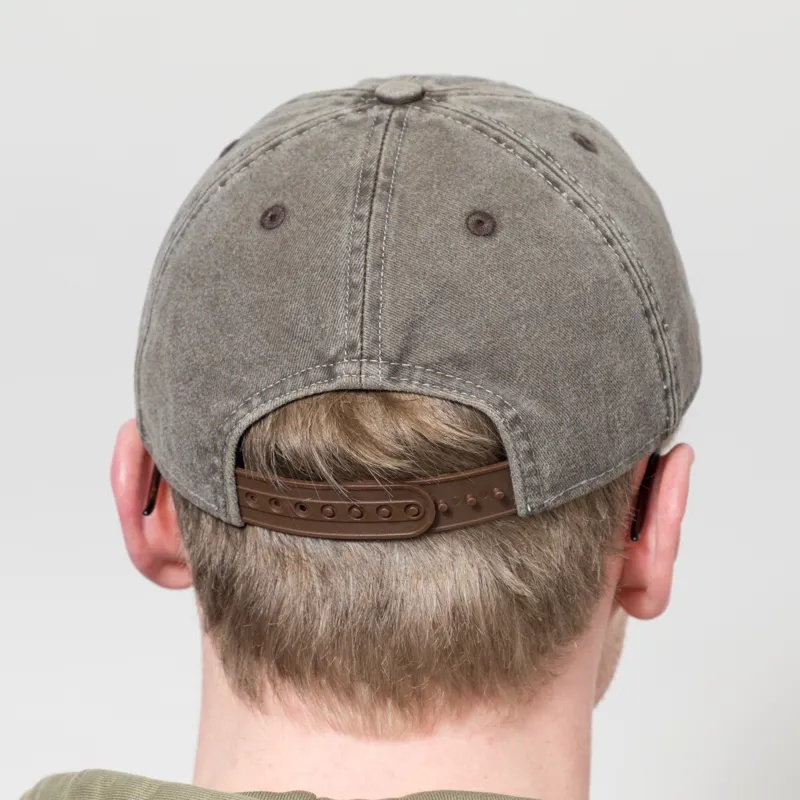 Edwin Soft Washed 6 Panel Cap Brown -4