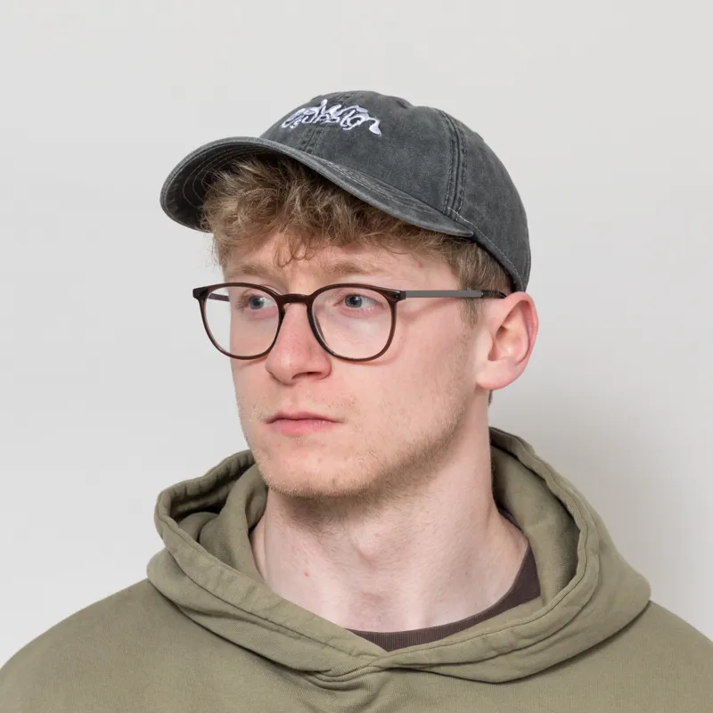 Edwin Soft Washed 6 Panel Cap Black