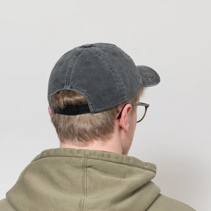 Edwin Soft Washed 6 Panel Cap Black-2