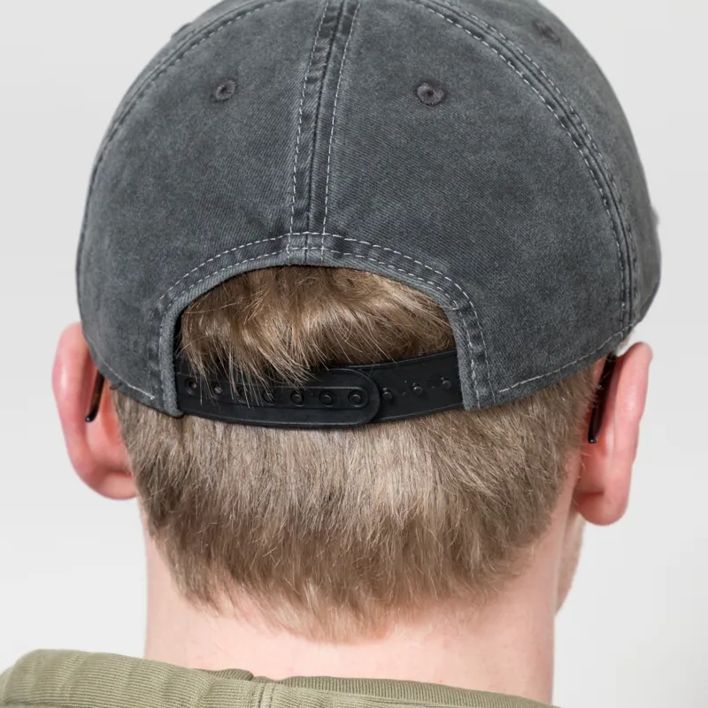 Edwin Soft Washed 6 Panel Cap Black-4