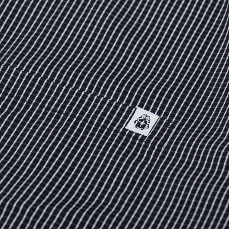 Edwin Millbury Shirt Black White-3