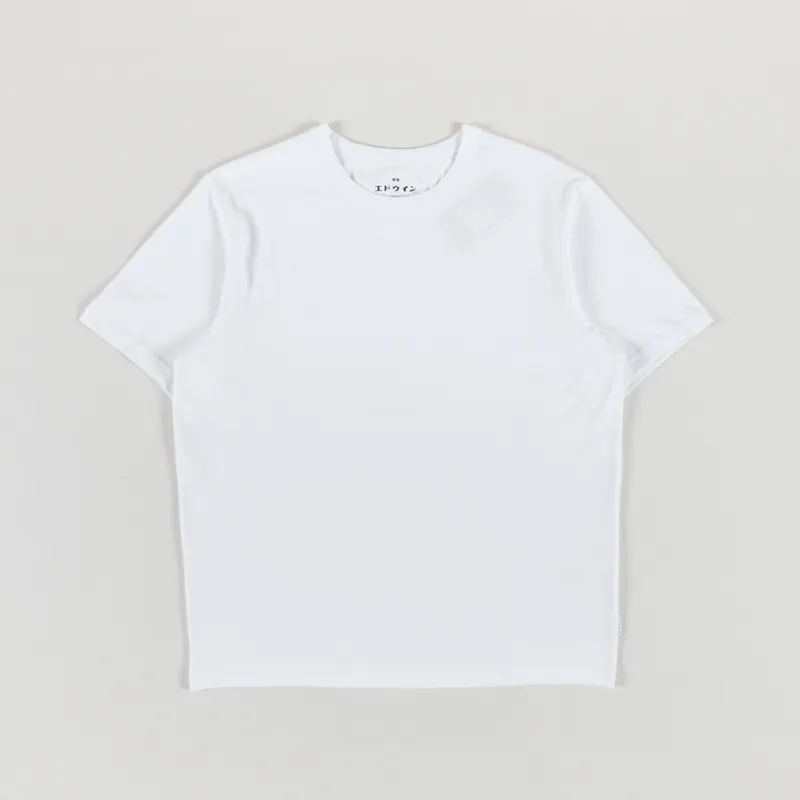 Edwin Regular Basic T Shirt White