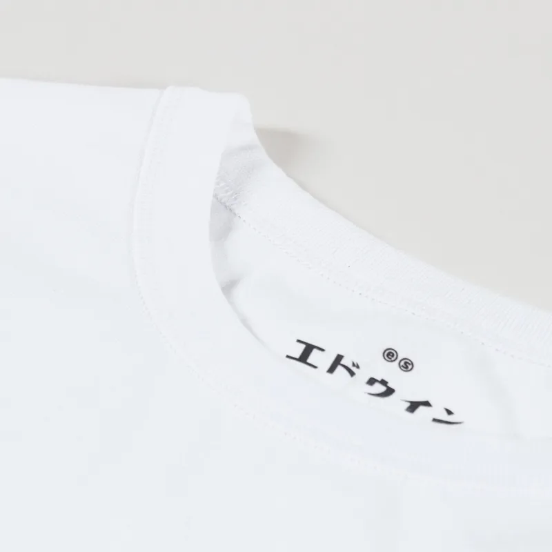 Edwin Regular Basic T Shirt White-2