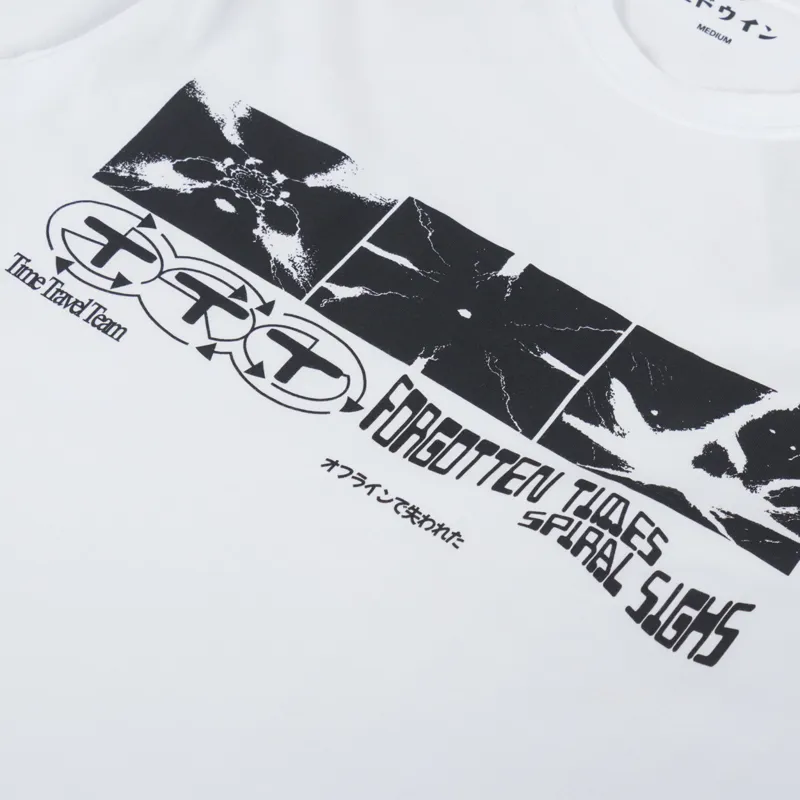 Edwin Always Late T Shirt White-7