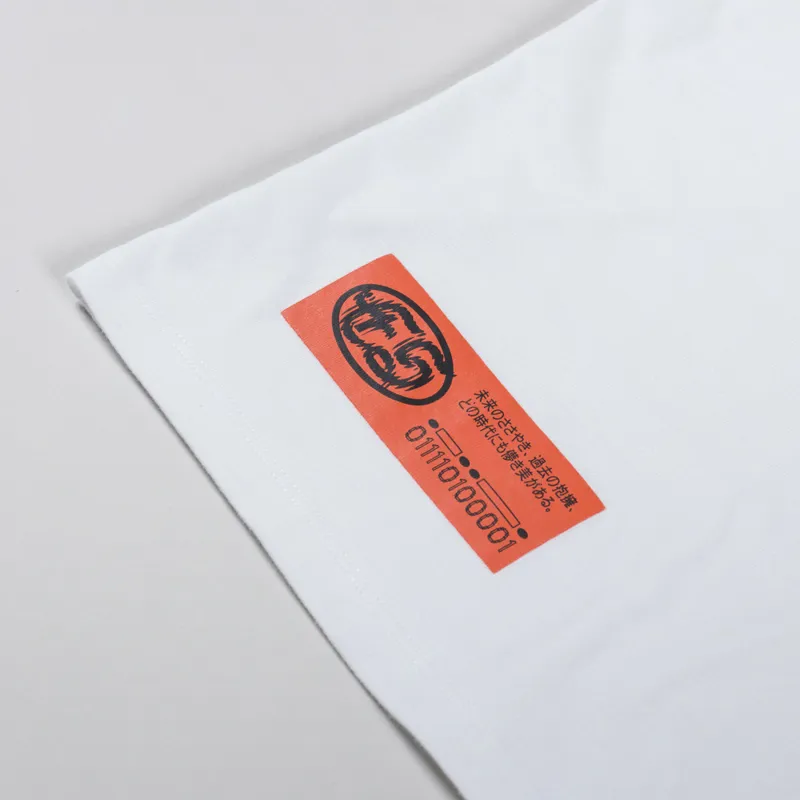 Edwin Always Late T Shirt White-5