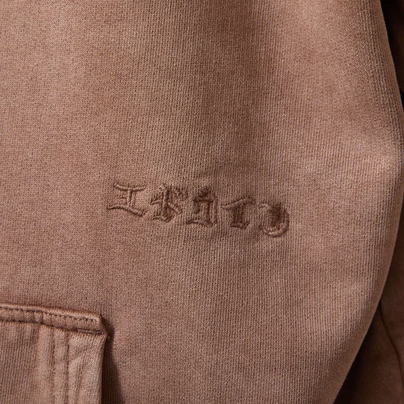 Edwin Axiom Hoodie Sweat Brown-5