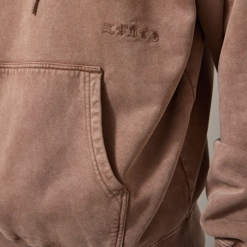 Edwin Axiom Hoodie Sweat Brown-4