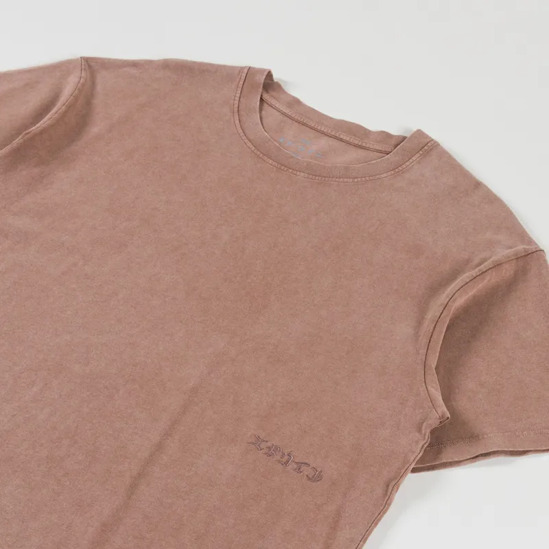 Edwin Axiom T Shirt Brown Marble Fade Out-1