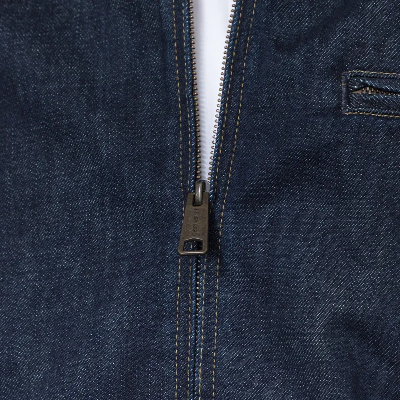 Carhartt WIP OG Detroit Jacket Blue Black Rinsed-5
