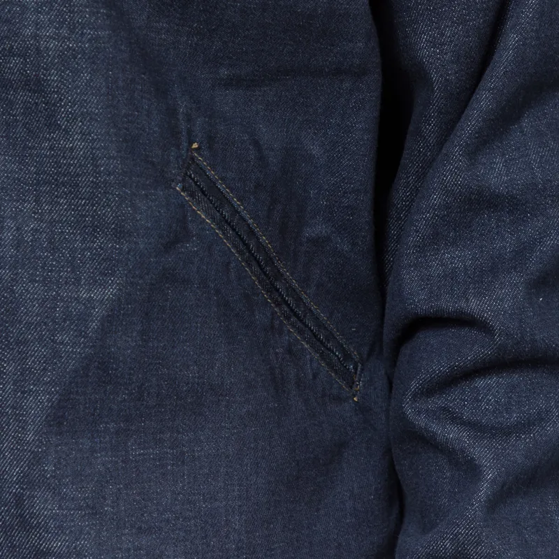 Carhartt WIP OG Detroit Jacket Blue Black Rinsed-6