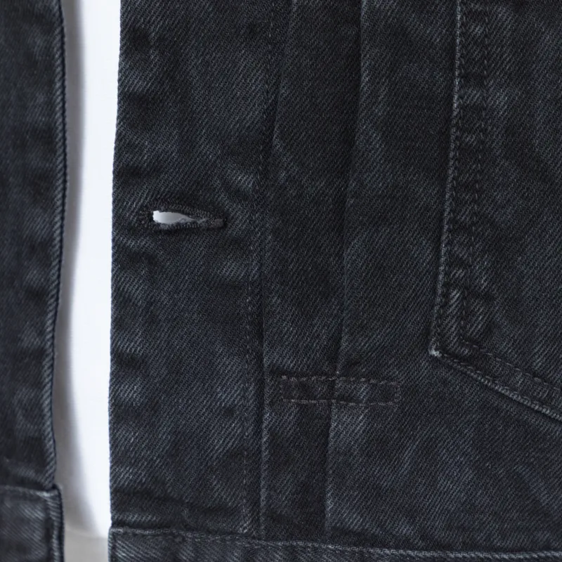 Carhartt WIP Womens Belmar Jacket Snake Camo Black Heavy Stone Wash-5