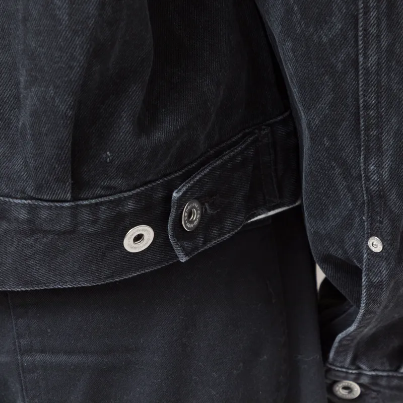 Carhartt WIP Womens Belmar Jacket Snake Camo Black Heavy Stone Wash-8