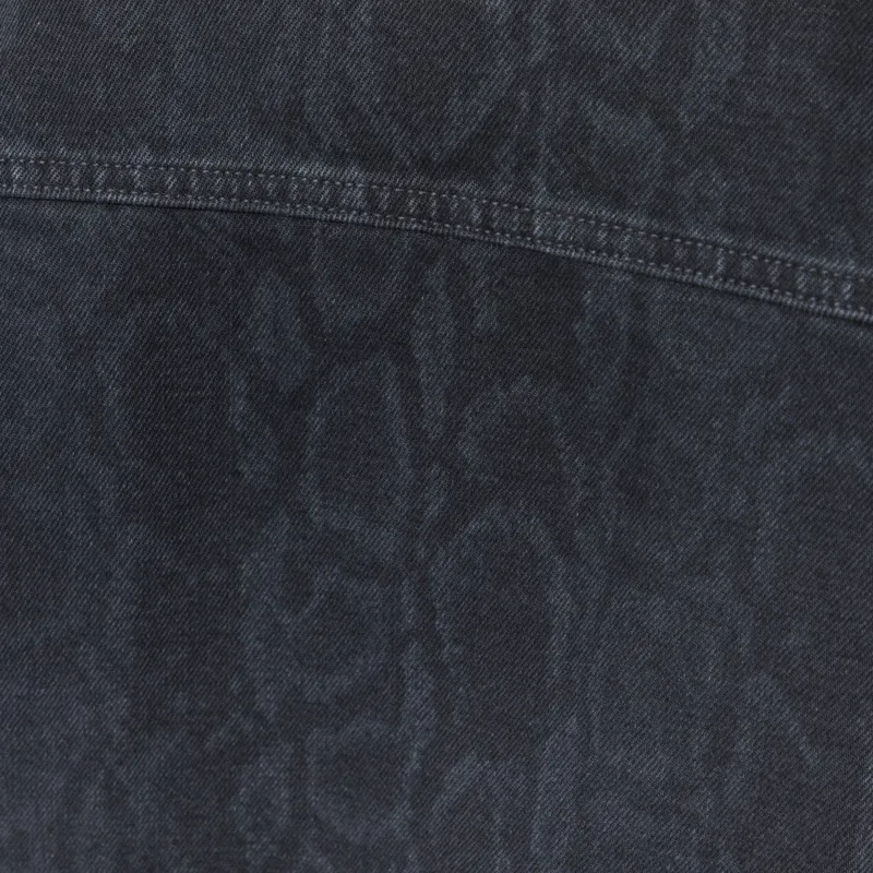 Carhartt WIP Womens Belmar Jacket Snake Camo Black Heavy Stone Wash-7