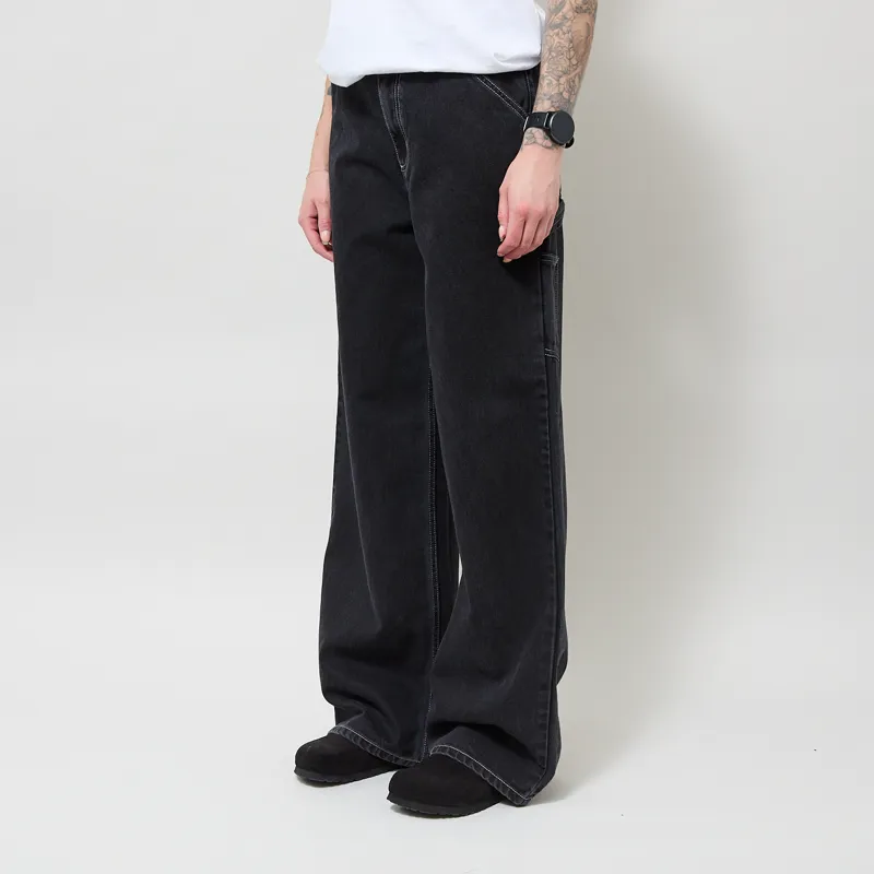 Carhartt WIP Womens Jens Pants Black Stone Washed-1