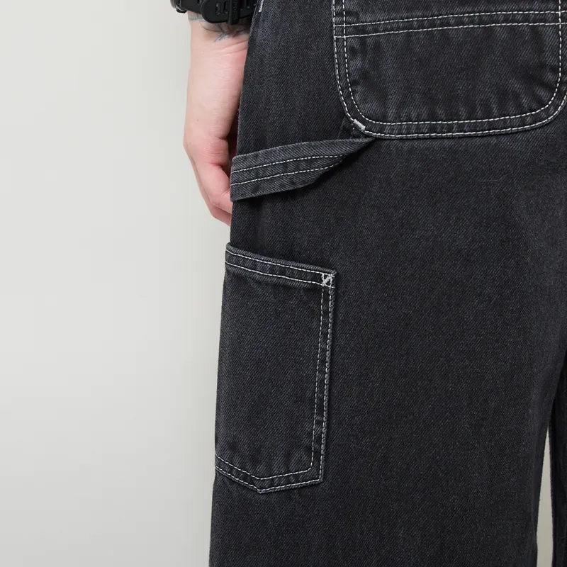 Carhartt WIP Womens Jens Pants Black Stone Washed-4