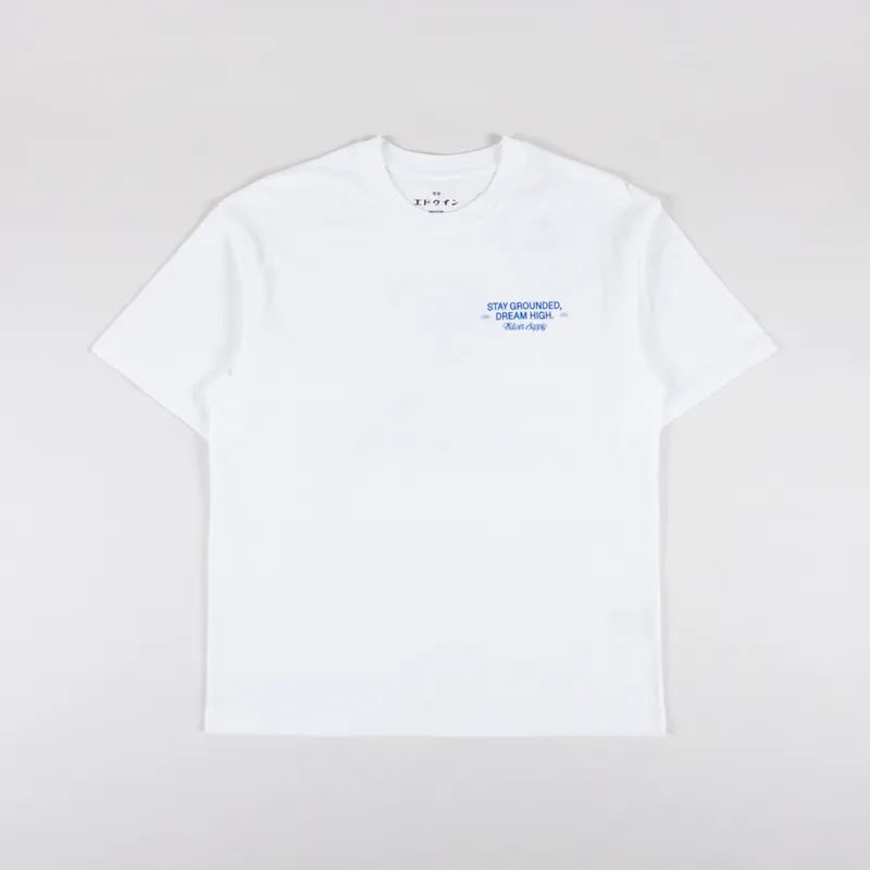 Edwin Laidback League T Shirt White-1