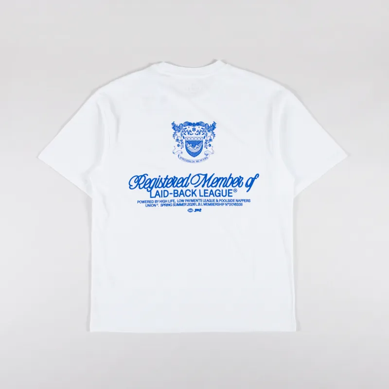 Edwin Laidback League T Shirt White