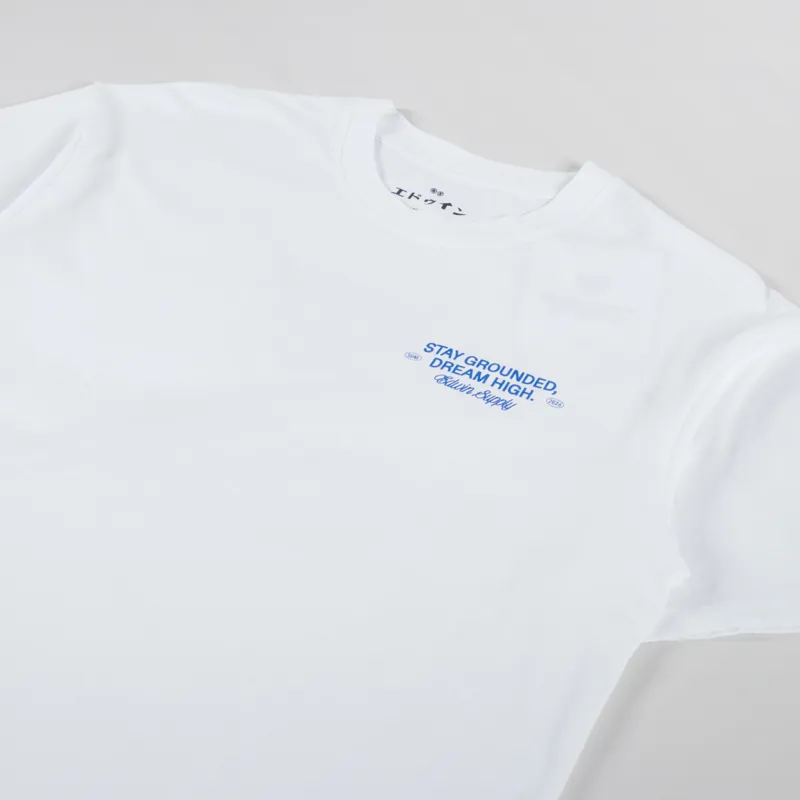 Edwin Laidback League T Shirt White-3
