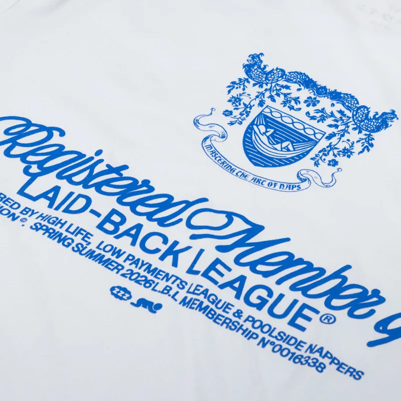Edwin Laidback League T Shirt White-4