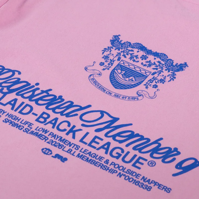Edwin Laidback League T Shirt Begonia Pink-4