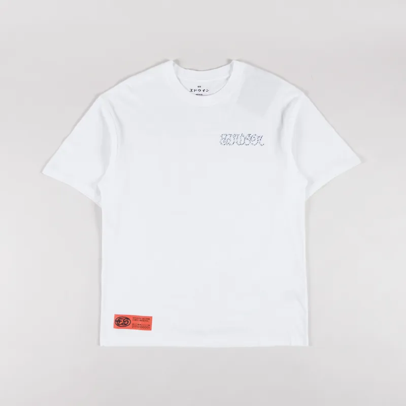 Edwin Spiral Sighs T Shirt White-1