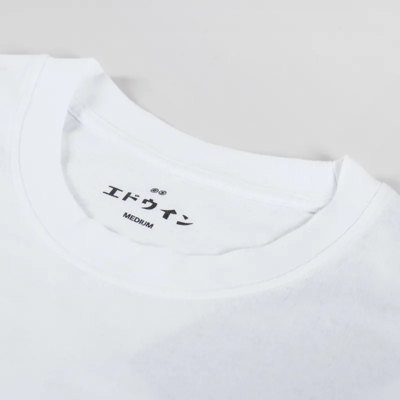 Edwin Spiral Sighs T Shirt White-4