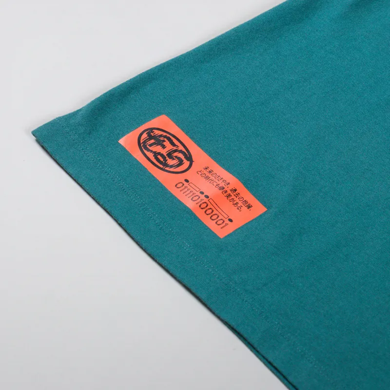 Edwin Spiral Sighs T Shirt Mediterranea-6