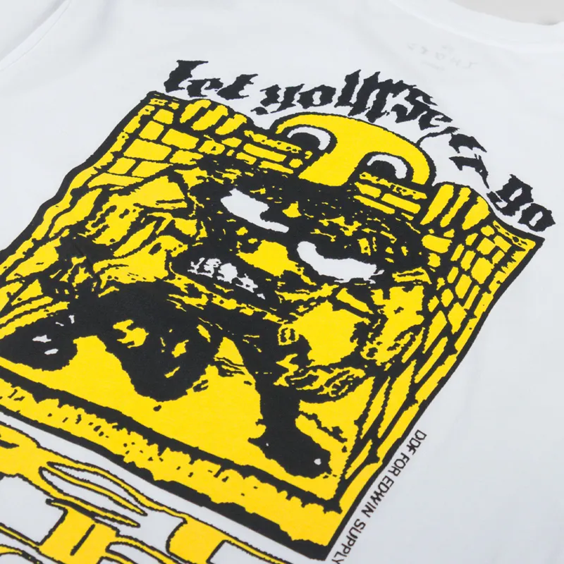 Edwin Get A Life T Shirt White-4