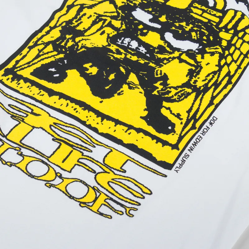 Edwin Get A Life T Shirt White-6